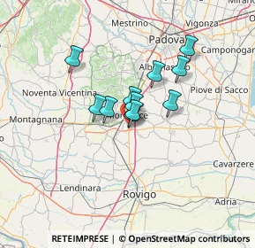 Mappa Via Liguria, 35043 Monselice PD, Italia (8.55182)