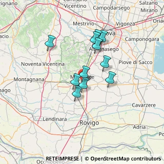 Mappa Via Liguria, 35043 Monselice PD, Italia (10.83364)