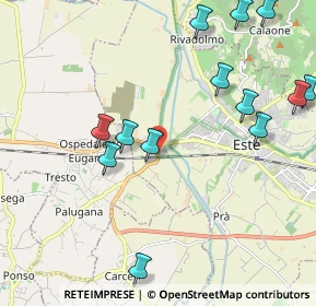 Mappa Via Manfredini, 35042 Este PD, Italia (2.44846)