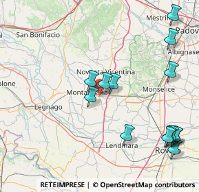 Mappa 35040 Megliadino San Fidenzio PD, Italia (19.60286)