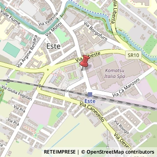 Mappa Via Principe Amedeo, 49/A, 35042 Este, Padova (Veneto)