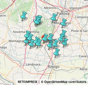 Mappa Via Madonnetta delle Ave, 35030 Baone PD, Italia (11.2135)