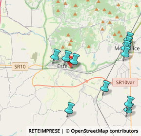 Mappa Via Ateste, 35042 Este PD, Italia (4.89818)