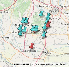 Mappa Via Morlungo, 35042 Este PD, Italia (10.495)