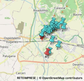 Mappa Via Morlungo, 35042 Este PD, Italia (1.1675)