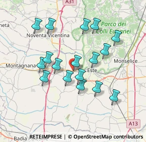 Mappa S.da Regionale 10 Padana Inferiore, 35045 Ospedaletto Euganeo PD, Italia (6.67588)