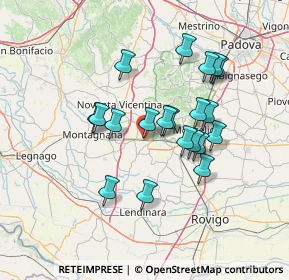 Mappa S.da Regionale 10 Padana Inferiore, 35045 Ospedaletto Euganeo PD, Italia (12.039)