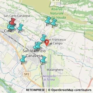 Mappa Via Banna, 10070 San Francesco Al Campo TO, Italia (2.50154)