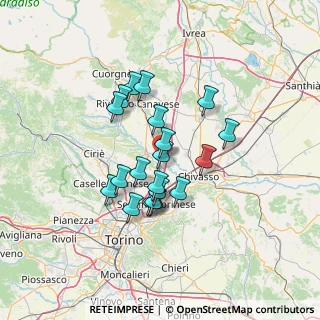 Mappa Via Sandro Pertini, 10080 San Benigno Canavese TO, Italia (10.871)