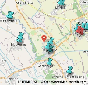 Mappa Via Alessandro Volta, 27019 Villanterio PV, Italia (2.57)