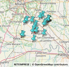 Mappa Via Alessandro Volta, 27019 Villanterio PV, Italia (10.509)