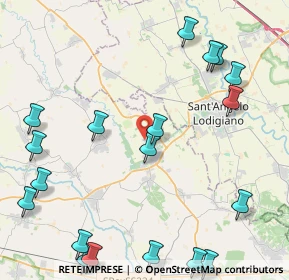 Mappa Via Alessandro Volta, 27019 Villanterio PV, Italia (5.903)