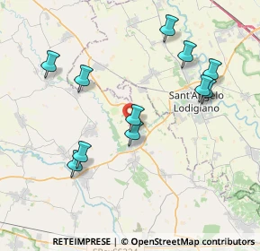 Mappa Via Alessandro Volta, 27019 Villanterio PV, Italia (3.99455)