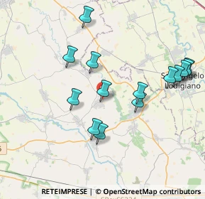 Mappa Via Mora, 27010 Magherno PV, Italia (3.93714)