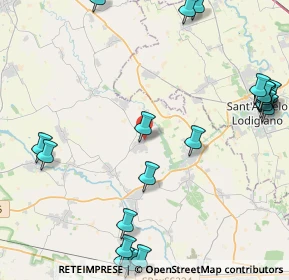 Mappa Via Mora, 27010 Magherno PV, Italia (5.8945)