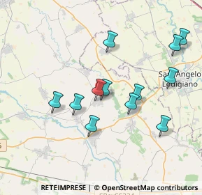 Mappa Via Mora, 27010 Magherno PV, Italia (3.5875)