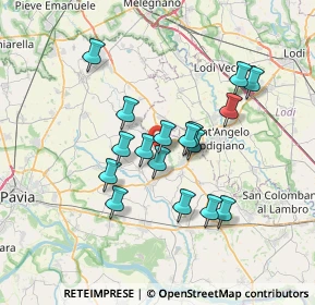 Mappa Via Mora, 27010 Magherno PV, Italia (5.89235)