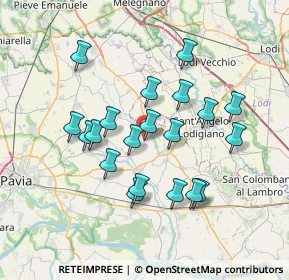 Mappa Via Mora, 27010 Magherno PV, Italia (6.496)