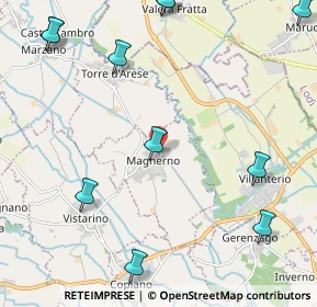 Mappa Via Mora, 27010 Magherno PV, Italia (2.97818)