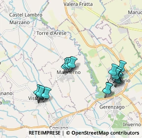 Mappa Via Mora, 27010 Magherno PV, Italia (2.082)