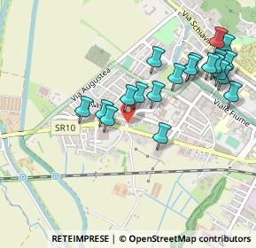 Mappa Via P. Tono, 35042 Este PD, Italia (0.5135)