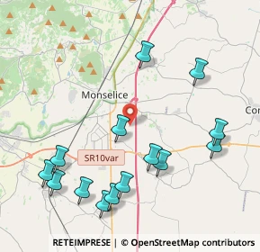 Mappa Via Vetta, 35043 Monselice PD, Italia (4.68071)