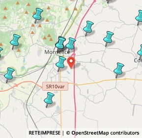 Mappa Via Vetta, 35043 Monselice PD, Italia (5.7835)