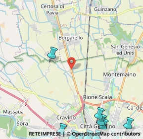 Mappa Via Cassinino, 27010 Borgarello PV, Italia (4.1195)