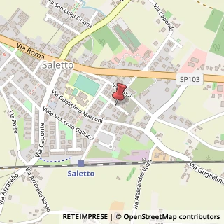 Mappa Via Don Pietro Garbin, 7, 35046 Saletto, Padova (Veneto)