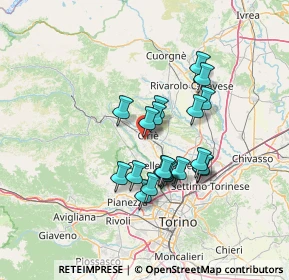 Mappa Localita Patria 5 Anche, 10073 Ciriè TO, Italia (11.009)