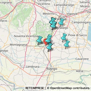 Mappa Via Rampa, 35043 Monselice PD, Italia (10.32533)