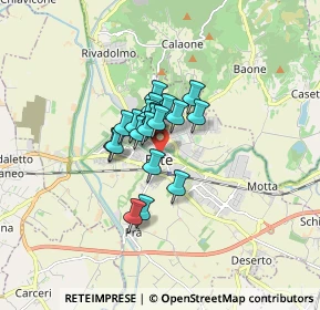 Mappa Via delle Industrie, 35042 Este PD, Italia (0.9215)