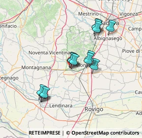 Mappa Via delle Industrie, 35042 Este PD, Italia (12.775)