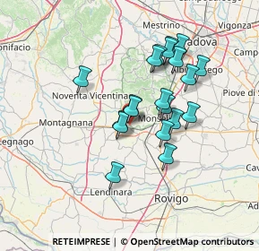 Mappa Via delle Industrie, 35042 Este PD, Italia (11.5765)