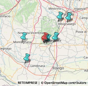 Mappa Via delle Industrie, 35042 Este PD, Italia (10.88929)