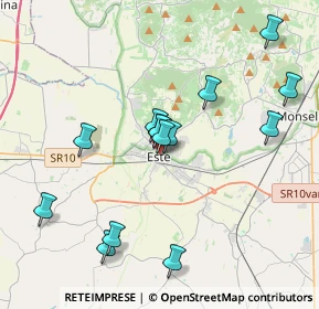 Mappa Via delle Industrie, 35042 Este PD, Italia (3.73071)