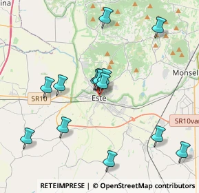 Mappa Via delle Industrie, 35042 Este PD, Italia (3.79143)