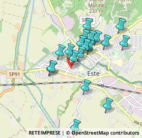 Mappa Via Piave, 35042 Este PD, Italia (0.81)