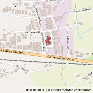 Mappa Via dell'Artigianato, 7, 35044 Montagnana, Padova (Veneto)