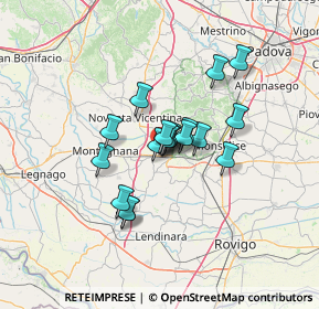 Mappa Via aldo Rossi, 35045 Padova PD, Italia (9.12944)