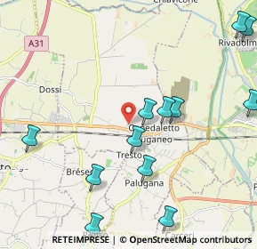 Mappa Via aldo Rossi, 35045 Padova PD, Italia (2.5175)