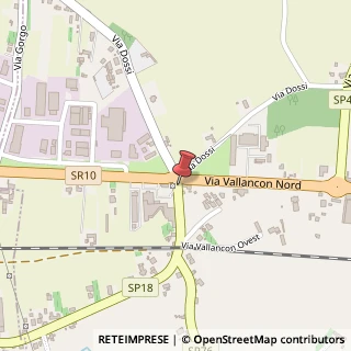 Mappa Via vallancon nord 25, 35045 Ospedaletto Euganeo, Padova (Veneto)