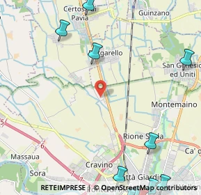 Mappa Via Cassinino, 27100 Cassinino PV, Italia (4.0175)
