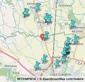 Mappa Via Cassinino, 27100 Cassinino PV, Italia (2.304)