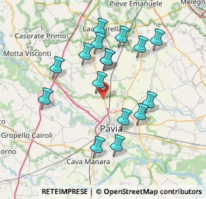 Mappa Via Cassinino, 27100 Cassinino PV, Italia (7.02938)