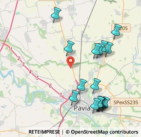 Mappa Via Cassinino, 27100 Cassinino PV, Italia (4.42813)