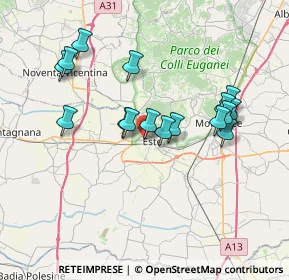 Mappa Via Settabile, 35042 Este PD, Italia (6.74188)
