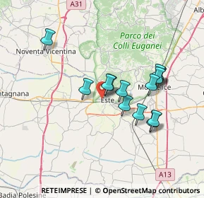 Mappa Via Settabile, 35042 Este PD, Italia (6.20714)