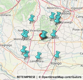 Mappa Via Settabile, 35042 Este PD, Italia (12.646)