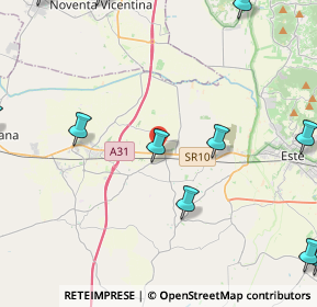 Mappa Via Antonio Gramsci, 35045 Ospedaletto Euganeo PD, Italia (6.75231)